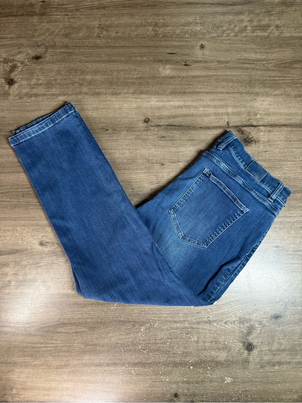 Mugsy Jeans Mens 36x30 Blue Stretch Denim Straight Comfort Pants